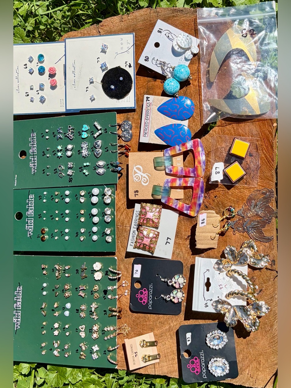 Assorted Women’s Fashion Earrings - Blue, Turquoise, Pink, Gold & Silver Styles